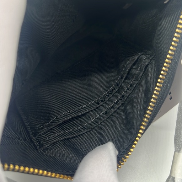 Coach Small Wristlet Light Gold/Black - Picture 8 of 13